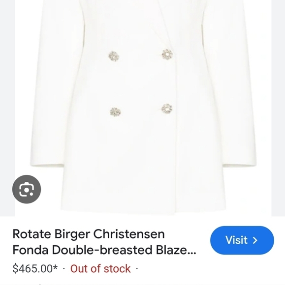 Birger Christensen Women's Elegant Cream Blazer - Picture 8 of 8